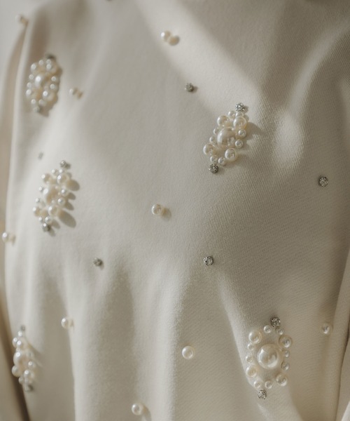 theVirgins ビジュースウェット トレーナー ホワイト theVirgins ビジュースウェット トレーナー ホワイト theVirgins