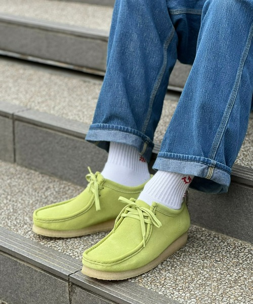 靴 CLARKS Wallabee UK8h Mens Clarks Wallabee EVO Casual Shoe - Beeswax | Journeys