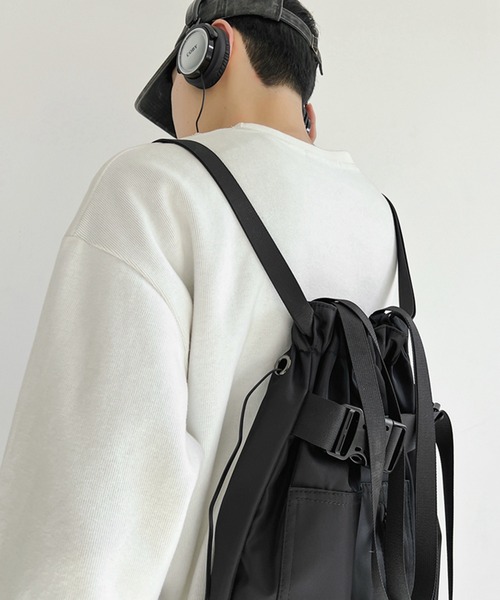 ブラックナイロンバックパック ALEN BACKPACK X-PAC | Manhattan Portage BLACK LABEL