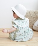 ベビー服 チェリーワンピースロンパース キッズの詳細画像1