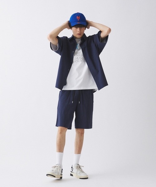 417 EDIFICE パンツ 「ZOZO限定」Seersucker utility shorts
