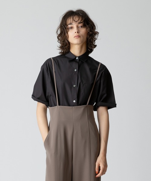 allureville シャツ ブラウス コットンブロードオーバーシャツ  