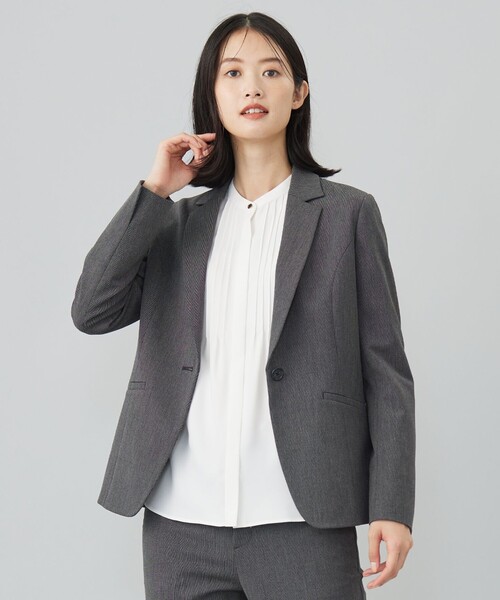 未使用　ジェイプレス　洗える　アルガンシルク　テーラードジャケット　キャメル　9 ジェイ プレス レディス J.PRESS LADIES 【洗える】アルガン