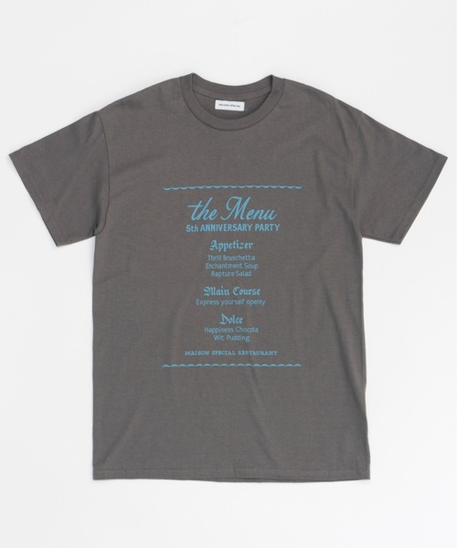 tシャツ 5th Anniversary Tee/5thアニバーサリーTシャツ「MAISON SPECIAL/メゾンスペシャル」 レディース MAISON SPECIAL tシャツ 5th Anniversary Tee/5thアニバーサリー
