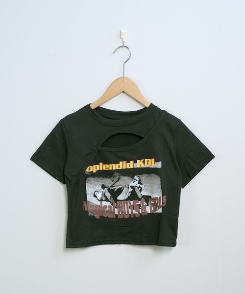 FIORUCCI 天使tシャツ クロップド　ショート丈　チビt 完売品 FIORUCCI/エンジェルベイビーTシャツ クロップドTシャツ チビT