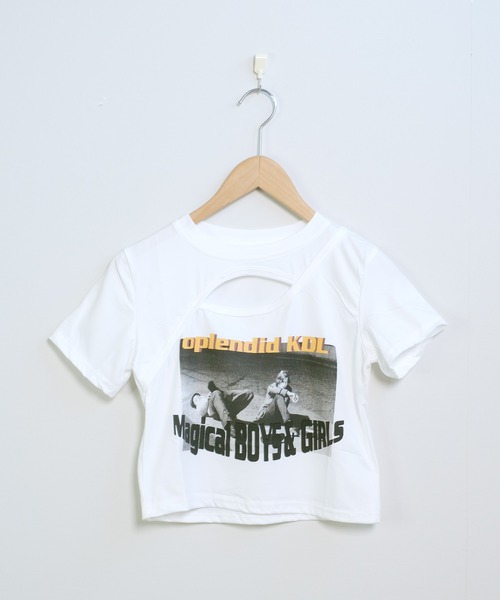 FIORUCCI 天使tシャツ クロップド　ショート丈　チビt 完売品 楽天市場】ショルダーカットアウト ショート丈チビTシャツ ma