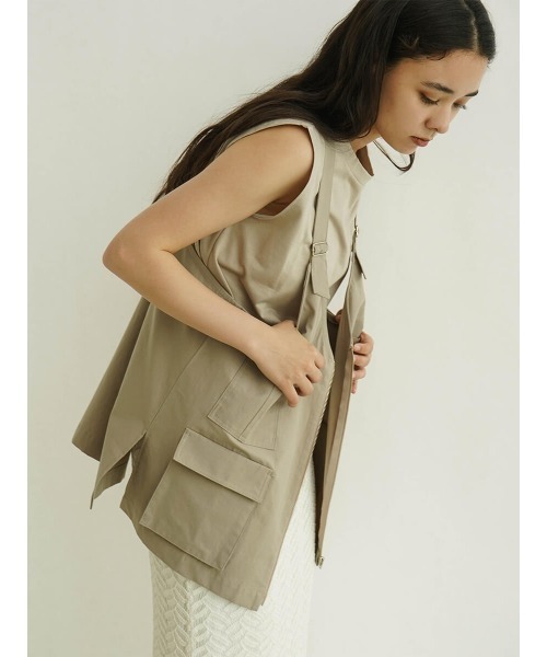 ベスト ジレ Military vest レディース