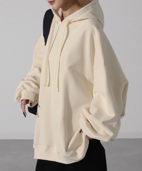 HUG.U（ハグユー） パーカー パフスリーブパーカー レディース