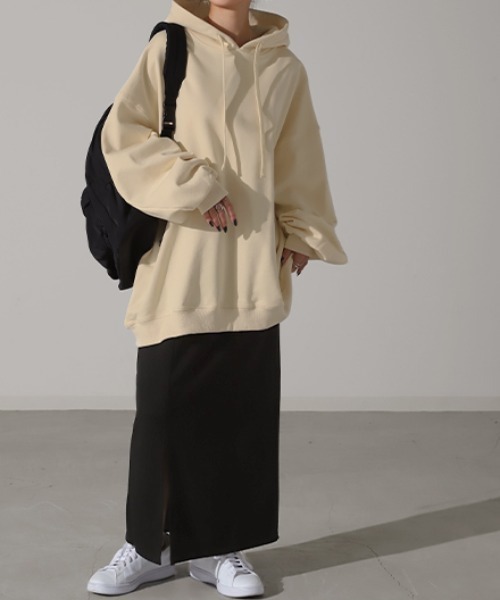 HUG.U（ハグユー） パーカー パフスリーブパーカー レディース