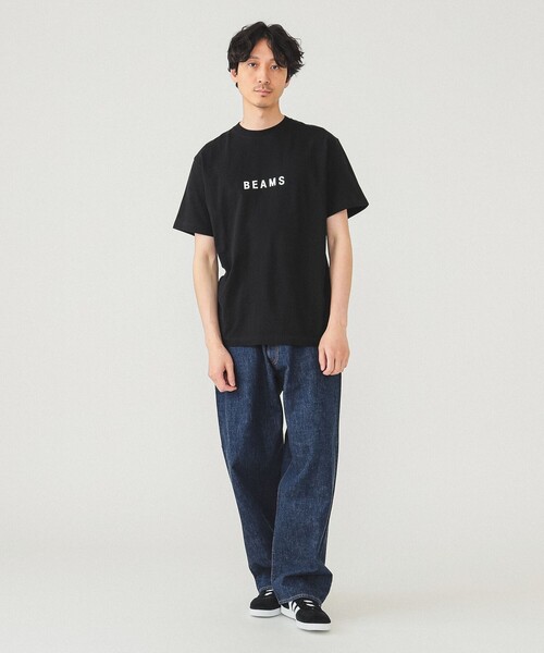 M♥BB ロゴ入り黒Tシャツ 刺繍ロゴ Chic 半袖Tシャツ | b'lab/BB-LABO