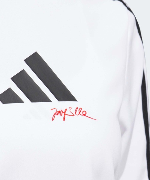 adidas tシャツ JAY3LLE スリーストライプス クルーネック 長袖