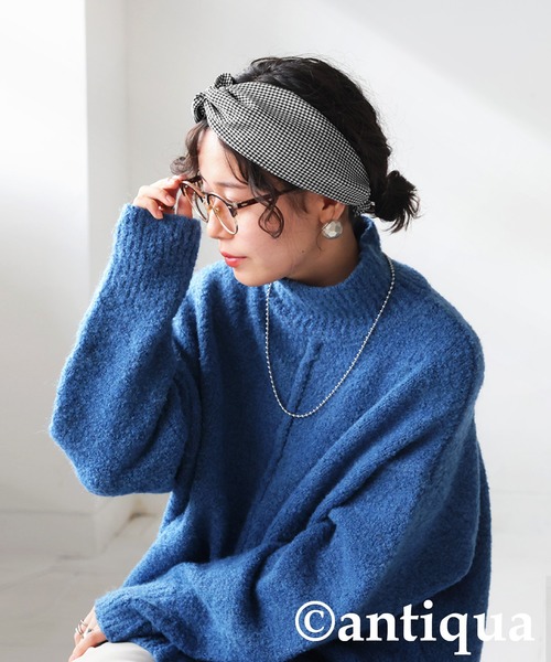 antiqua ヘアバンド 千鳥柄ターバン : ZOZOTOWN Yahoo!店 - 通販