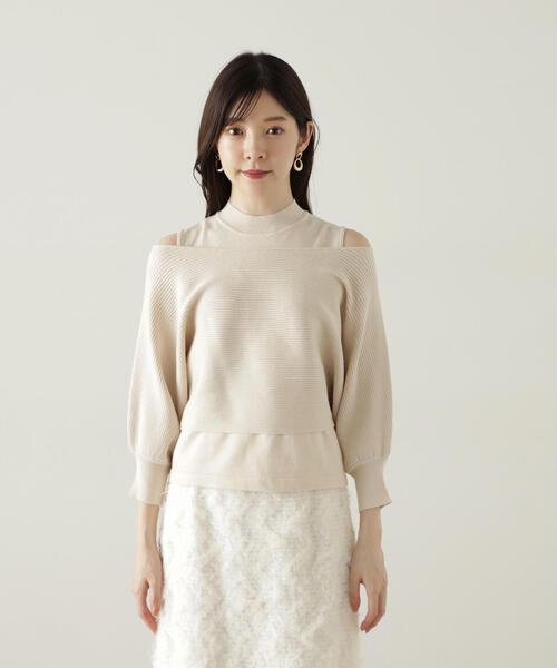 ニット セーター オフショルアンサンブルニット / 1214270916 レディース PROPORTION BODY DRESSING ニット セーター オフショル