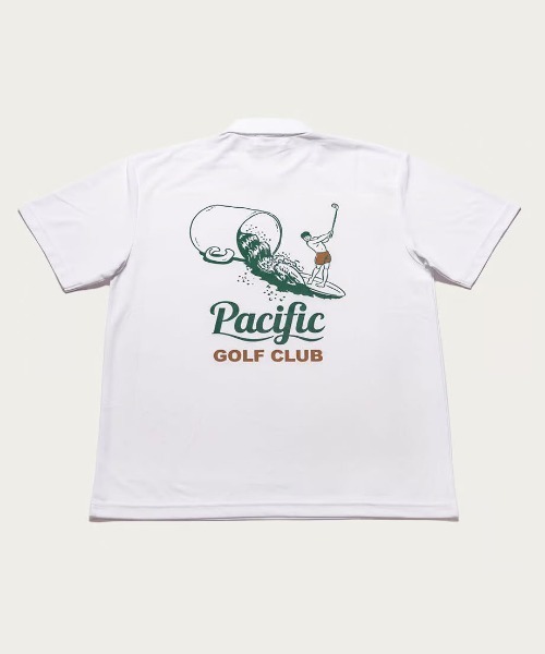 Pacific GOLF CLUB ポロシャツ FORE ON THE WAVES POLO メンズ