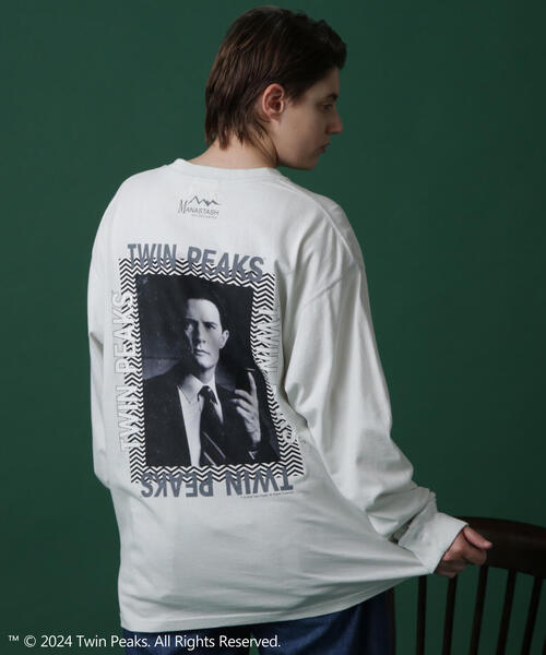 MANASTASH（マナスタッシュ） tシャツ TWIN PEAKS L/S TEE 01 ツイン
