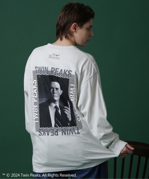 MANASTASH（マナスタッシュ） tシャツ TWIN PEAKS L/S TEE 01 ツイン