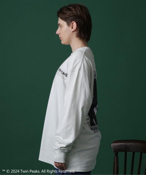 MANASTASH（マナスタッシュ） tシャツ TWIN PEAKS L/S TEE 01 ツイン