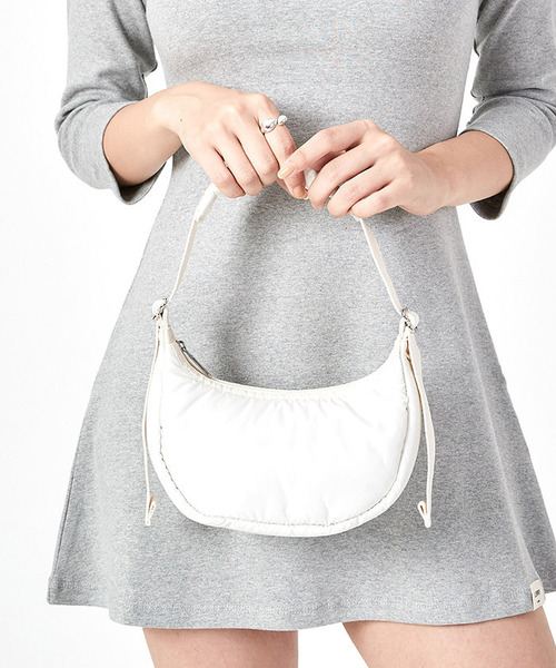 a2o バッグ アイボリー LeSportsac ショルダーバッグ バッグ GY MINI CRESCENT HOBO