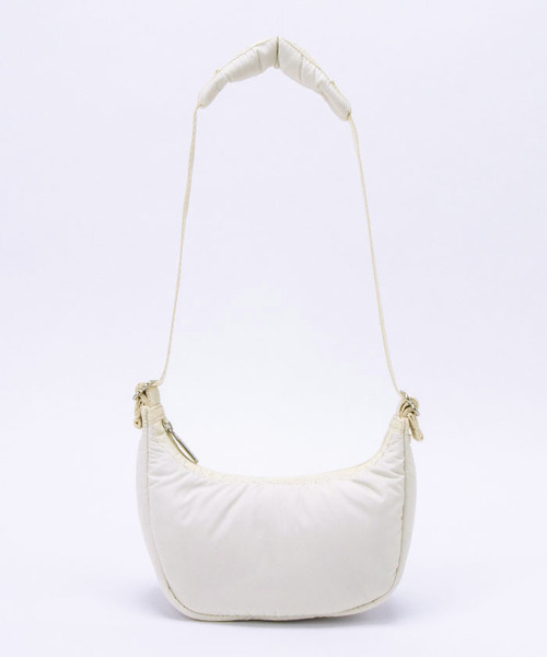 【GLOWNY×LeSportsac】 GY MINI CRESCENT HOBO (IVORY FROST) Glowny Mini Crescent Hobo - Ivory Frost – LeSportsac