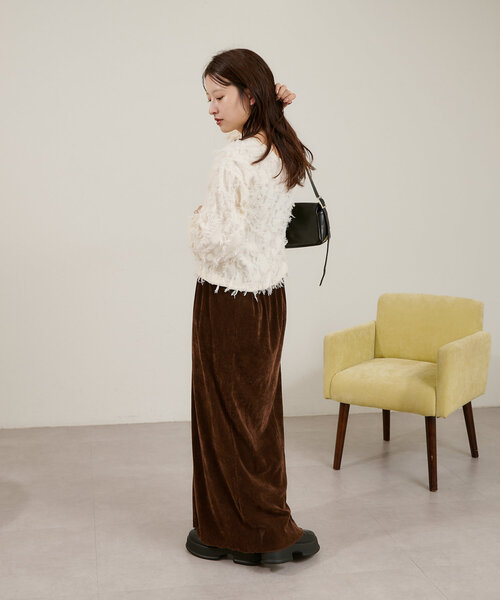 Kastane nagoya | 【new arrival】 フリンジMIXニット