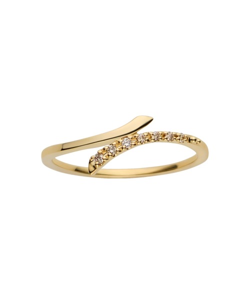 VENDOME AOYAMA（ヴァンドーム青山） 指輪 リング K10YG ブラウン