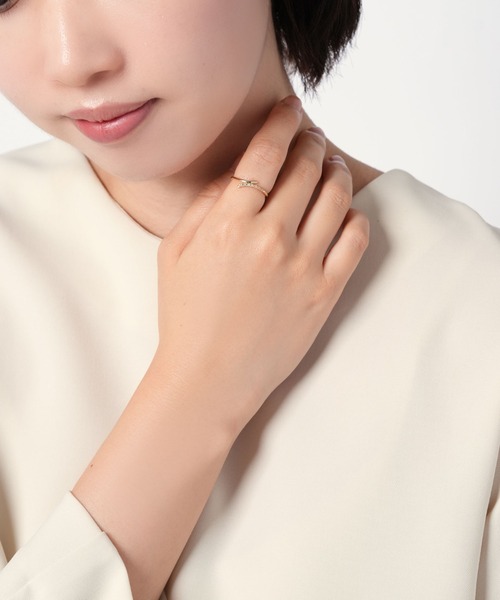 VENDOME AOYAMA（ヴァンドーム青山） 指輪 リング K10YG ブラウン