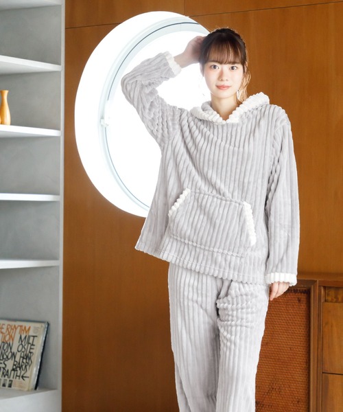 Dita（ディータ） パジャマ ルームウェア ソフトマイクロパーカー