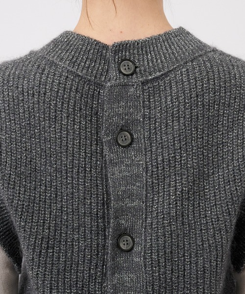 STUDIOUS tシャツ 「STUDIOUS/ステュディオス」Mohair Lame Knit