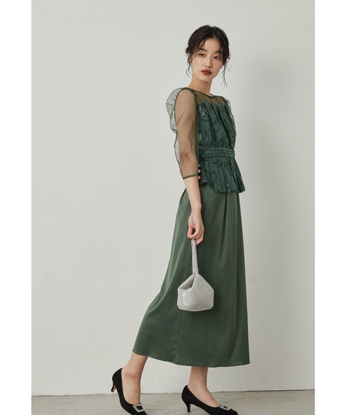 niana（ニアナ） ドレス フラリッシュペンシルドレス 結婚式 二次会