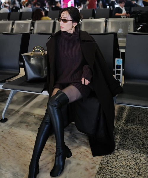 anuans（アニュアンス） パンツ ハイゲージニットショートパンツ