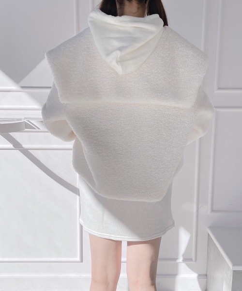 lilLilly（リルリリー） ワンピース フーディニットミニワンピース