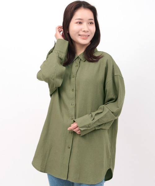 ブラウス シャツ リネン混フロル刺繍シャツ レディース チチカカ ブラウス シャツ リネン混フロル刺繍シャツ レディース