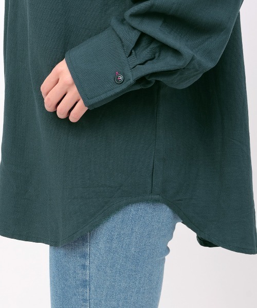 ブラウス シャツ リネン混フロル刺繍シャツ レディース チチカカ ブラウス シャツ リネン混フロル刺繍シャツ レディース