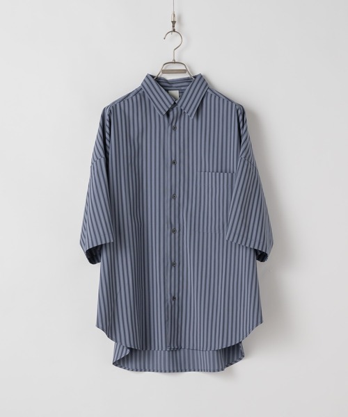 Casper John シャツ Stripe over shirts/ストライプオーバー