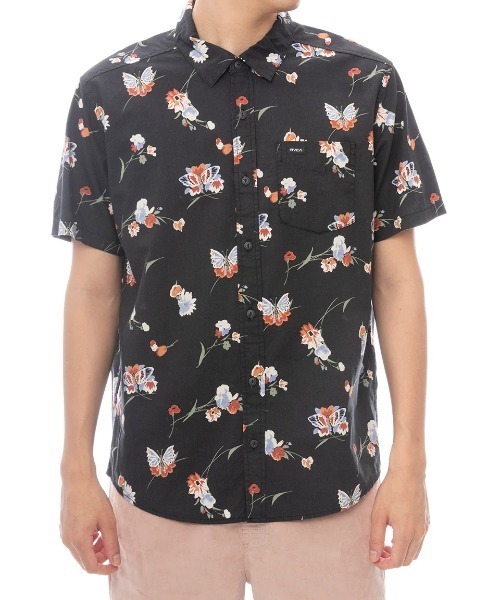 ルーカ RVCA 2022春夏RVCA メンズ BOTANICAL SS ショートスリーブシャツ 半袖 スケートボード RVCA【ルーカ】HOT FUDGE SS ショートスリーブシャツ 半袖