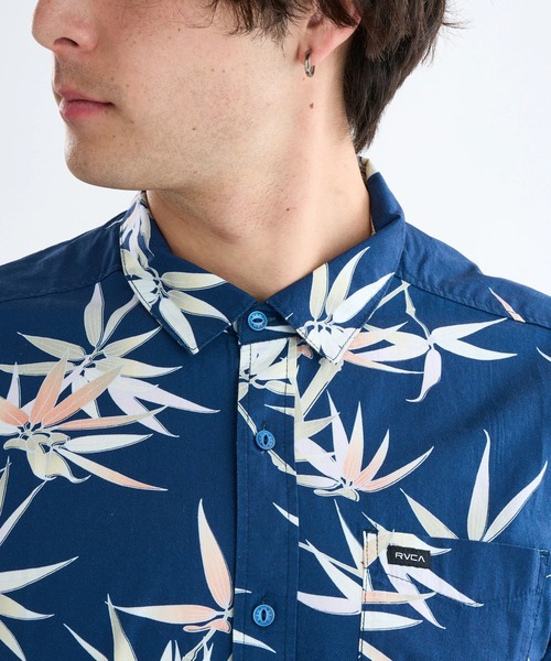 RVCA シャツ メンズ MORNING GLORY SS 半袖シャツ 「2025年春夏