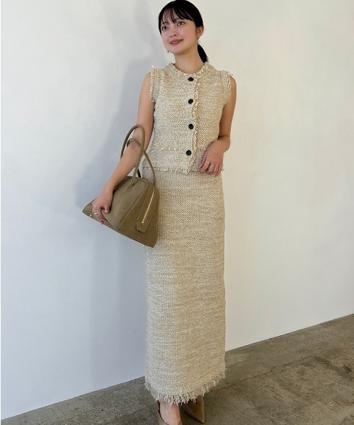 anuans（アニュアンス） パーティードレス ワンピース カールヤーン