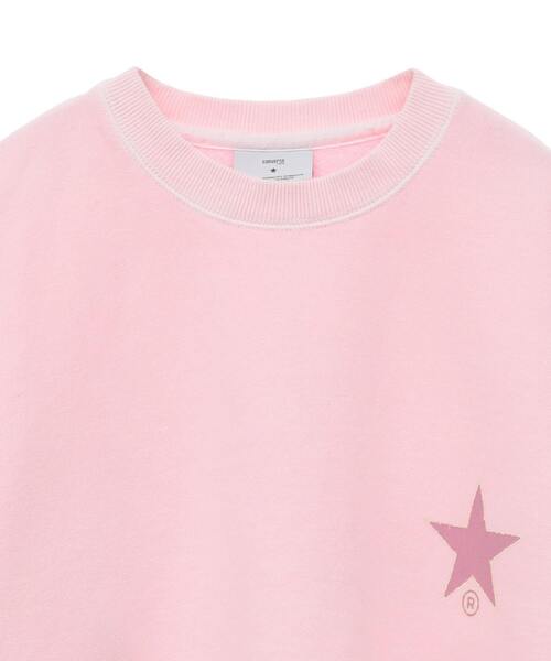 CONVERSE TOKYO トレーナー スウェット PIGMENT DYE FLOWER LOGO
