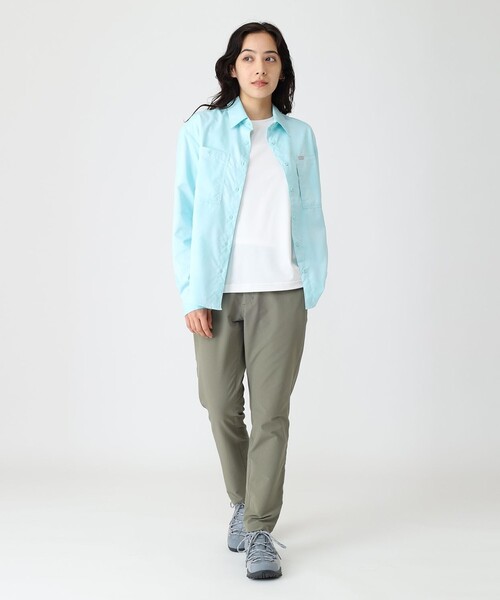 Columbia 山シャツ ウィメンズ L ストーン 鈴木ともこコラボ ヨドバシ.com - コロンビア Columbia ウィメンズエンジョイMt&frasl;LS&frasl;S