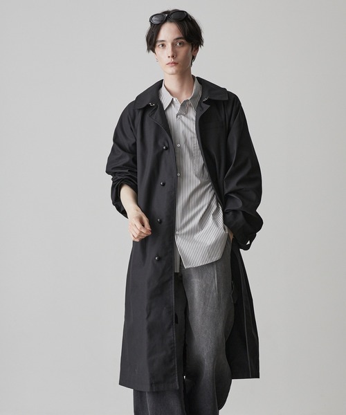 CIASENSE ステンカラーコート M ブラック メンズ : ZOZOTOWN Yahoo!店