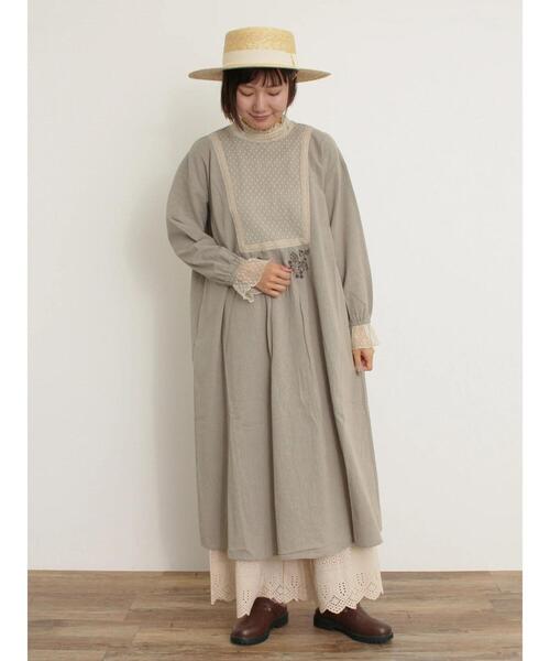 サマンサモスモスペチパンツ　カット切替ペチパンツ　オフホワイト セール】 カット切替ペチパンツ（オフホワイト/ブラック