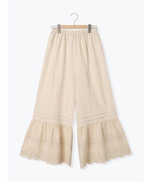 Samansa Mos2 パンツ カット切替ペチパンツ レディース