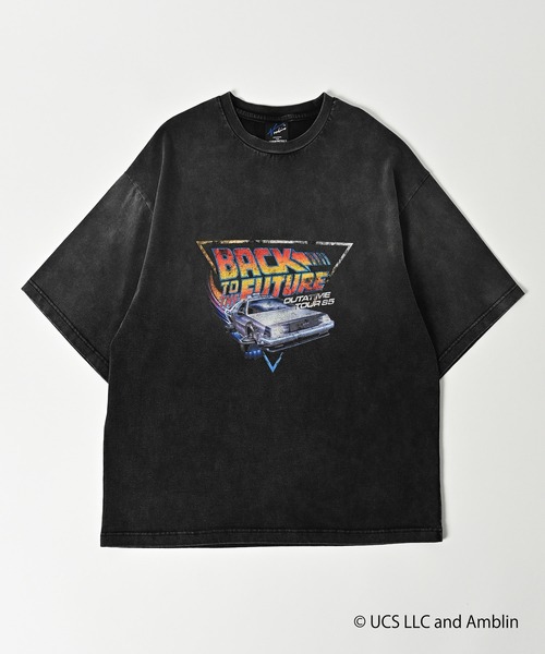 tシャツ 「ADAMPATEK/アダムパテック」「BACK TO THE FUTURE」DeLoreanT/バックトゥザフューチャーコラボTシャツ レ