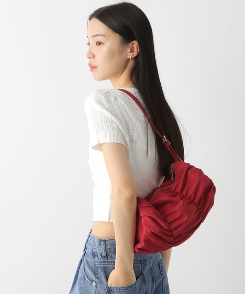 Heather（ヘザー） ショルダーバッグ バッグ ドラムナイロンBAG 450354