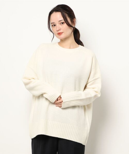 「A part by」 長袖ニット FREE オフホワイト レディース_画像2