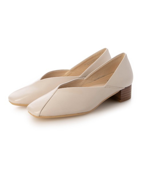 ing（イング） パンプス 「新色追加」切り替えデザインローヒール