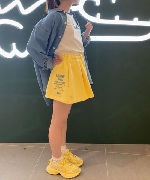 LACOSTE（ラコステ） パンツ プリーツスウェットショーツ レディース
