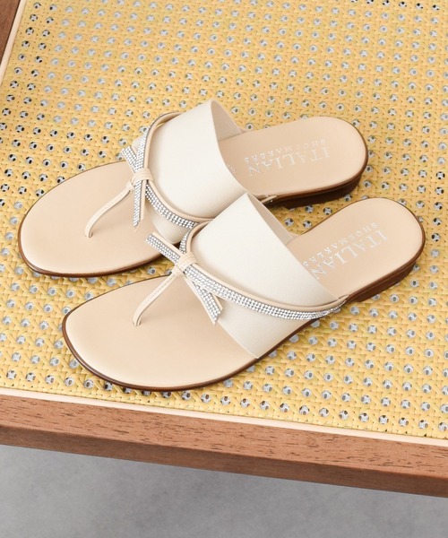 ITALIAN SHOEMAKERS サンダル 「ITALIAN SHOEMAKERS」ビジュー