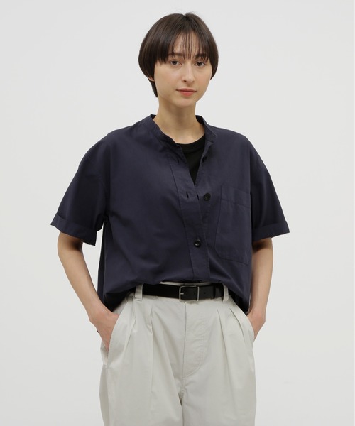 M H L オーガニックコットンシャツ オーガニックコットンスムースTシャツ | human woman