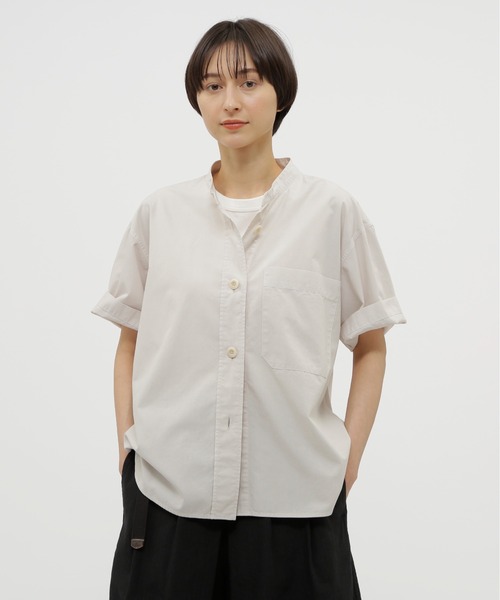 【未使用】MHL. ORGANIC COTTON SHIRTING ORGANIC COTTON SHIRTING | MHL.（エムエイチエル） ｜【公式